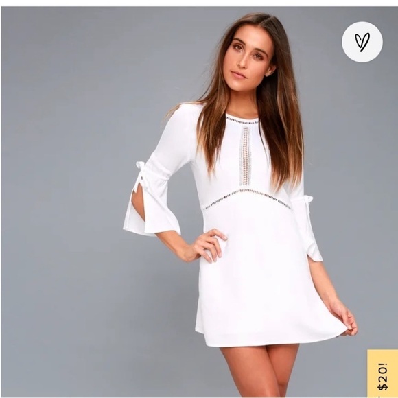 Amuse Society On the Go White Sheath Dress New - Picture 1 of 15